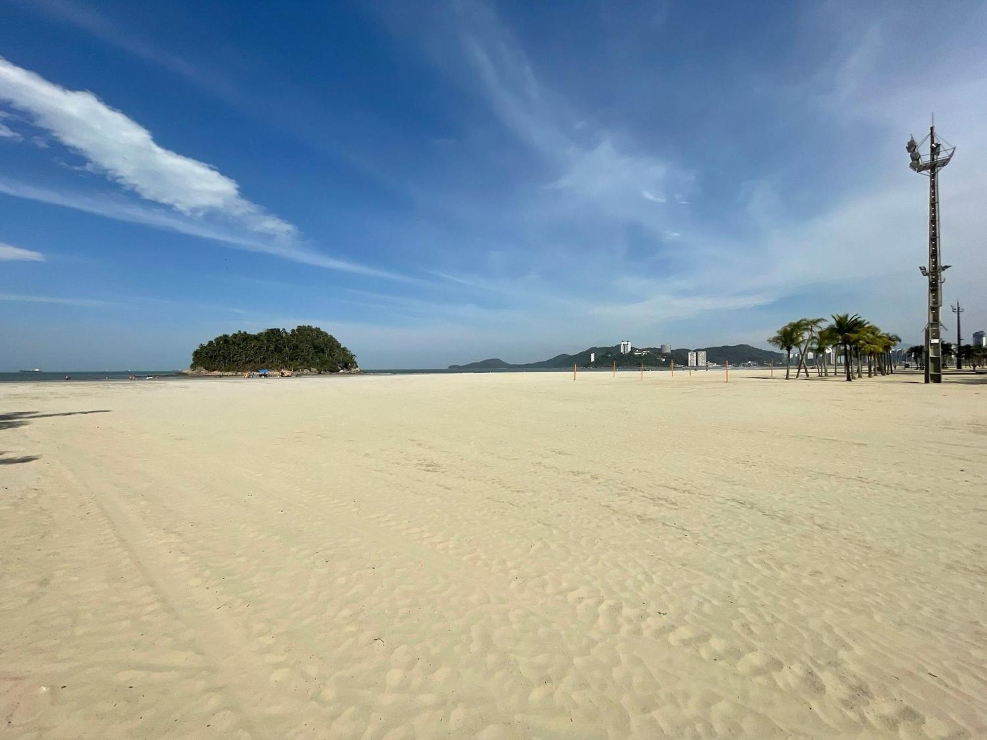 Ap Pe Na Areia Vista Parcial Mar * Santos (Sao Paulo)