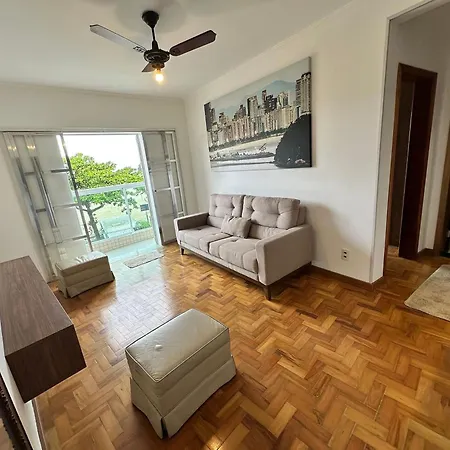 Ap Pe Na Areia Vista Parcial Mar Apartment Santos  Exterior photo