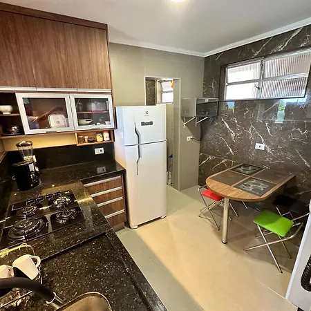 Ap Pe Na Areia Vista Parcial Mar Apartment Santos  Exterior photo