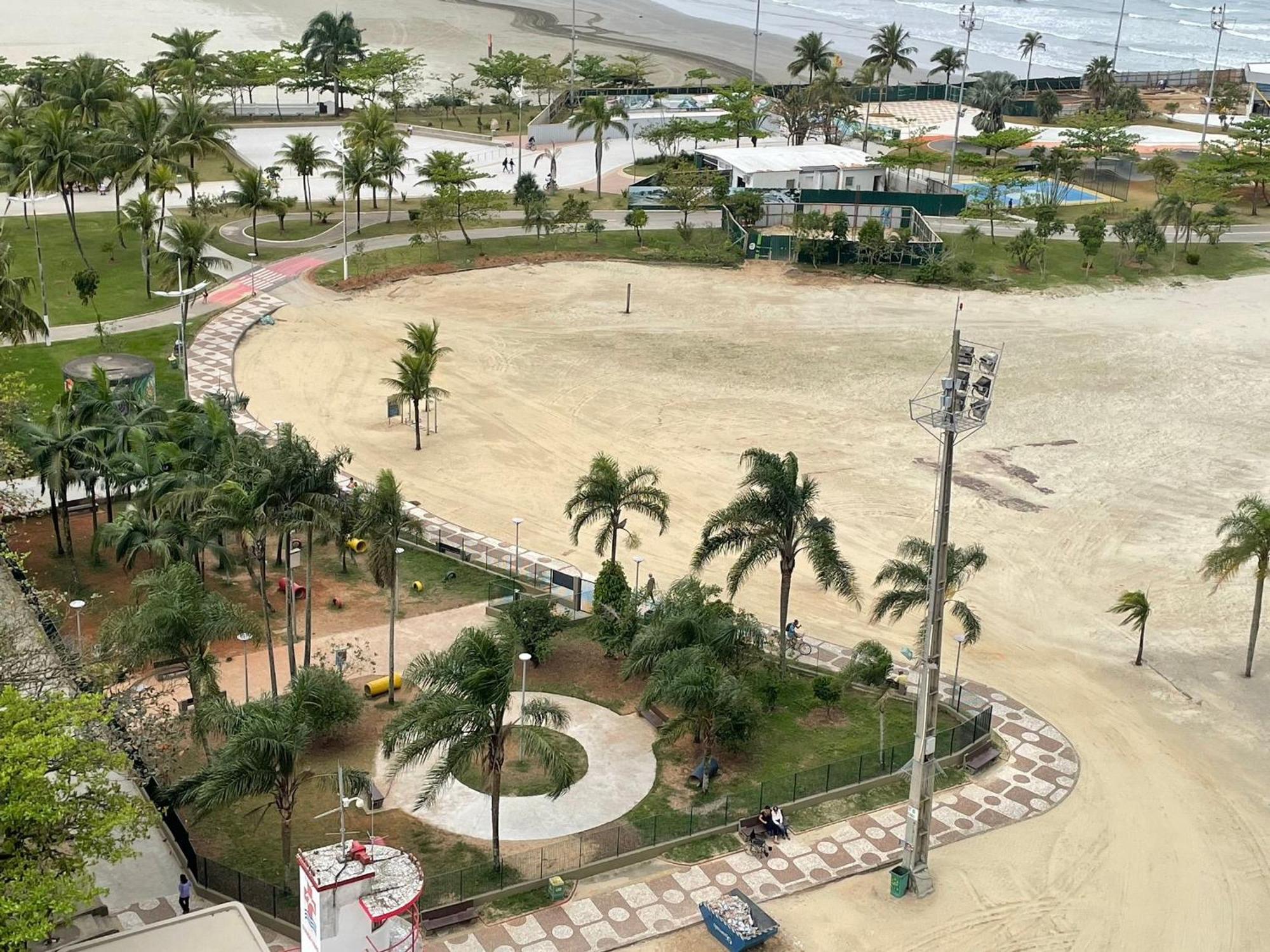 Ap Pe Na Areia Vista Parcial Mar Apartamento