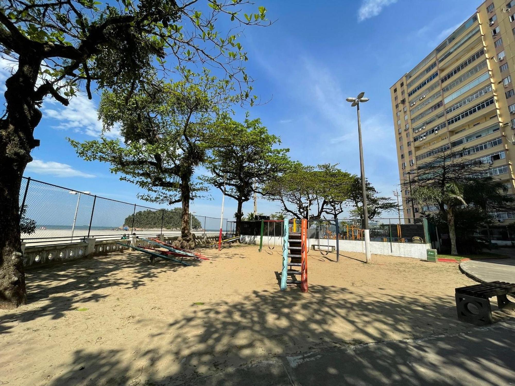 Ap Pe Na Areia Vista Parcial Mar Santos (Sao Paulo)