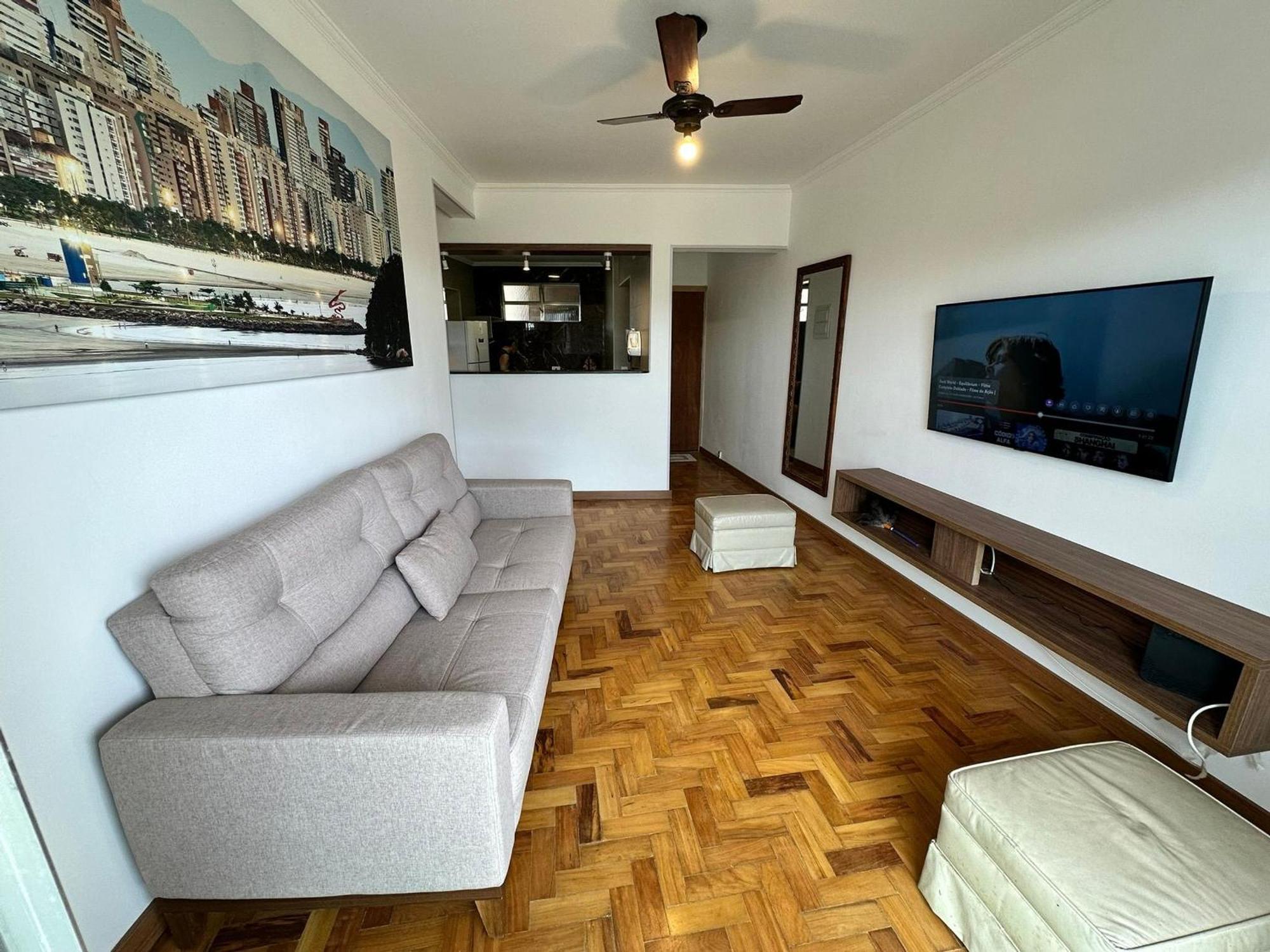 Ap Pe Na Areia Vista Parcial Mar * Santos (Sao Paulo)