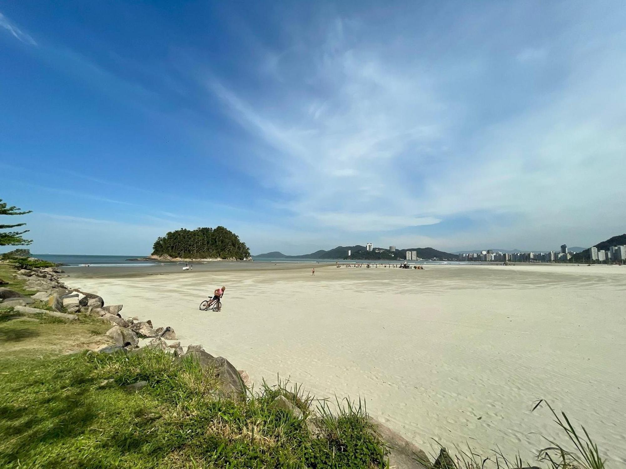 Ap Pe Na Areia Vista Parcial Mar Apartamento Santos (Sao Paulo)