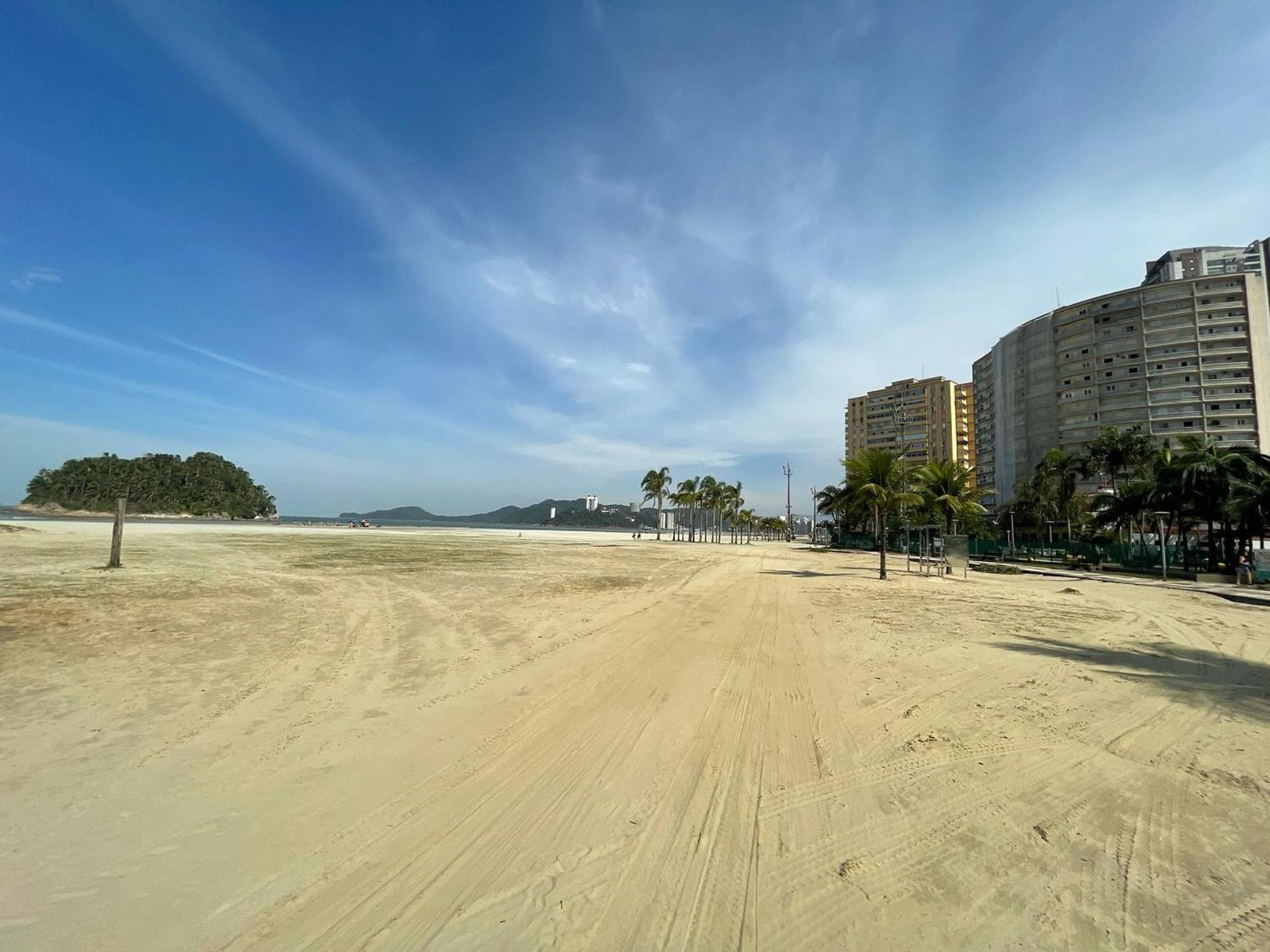 Apartamento Ap Pe Na Areia Vista Parcial Mar Santos (Sao Paulo)